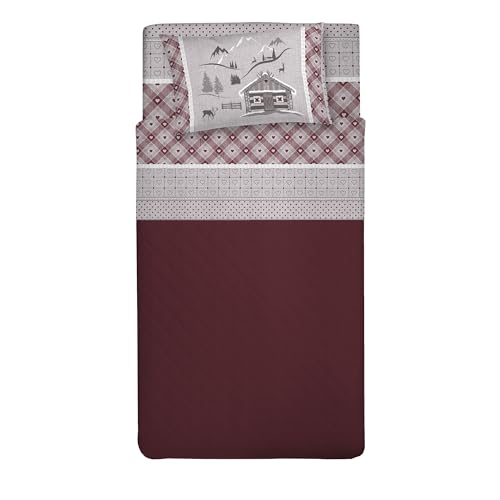 PENSIERI DELICATI Bettwäsche-Set für Einzelbett, 100% Baumwolle, Bettwäsche-Set für Einzelbett, 90 x 200 cm, inklusive Spannbettlaken, Bettlaken und 1 Kissenbezug, hergestellt in Italien, Motiv: PENSIERI DELICATI Bettwäsche-Set für Einzelbett, 100% Baumwolle, Bettwäsche-Set für Einzelbett, 90 x 200 cm, inklusive Spannbettlaken, Bettlaken und 1 Kissenbezug, hergestellt in Italien, Motiv: von PENSIERI DELICATI