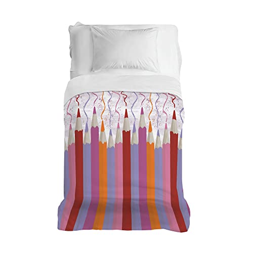 PENSIERI DELICATI Tagesdecke 170 x 280 cm, Einzeltuch 100% Baumwolle Pique, Ideal Zum Thema Wohnen, Decke Salva Bett Doppelbett, Fantasie Bleistifte Rosa, 100% Made in Italy PENSIERI DELICATI Tagesdecke 170 x 280 cm, Einzeltuch 100% Baumwolle Pique, Ideal Zum Thema Wohnen, Decke Salva Bett Doppelbett, Fantasie Bleistifte Rosa, 100% Made in Italy von PENSIERI DELICATI
