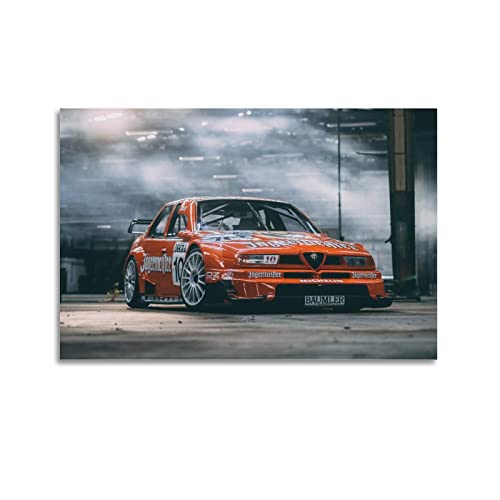Auto-Poster Alfa Romeo 155 dtm Super Racing Drift Poster Dekorative Malerei Leinwand Wandposter und Kunstbild Druck Moderne Familie Schlafzimmer Dekor Poster 30 x 45 cm Auto-Poster Alfa Romeo 155 dtm Super Racing Drift Poster Dekorative Malerei Leinwand Wandposter und Kunstbild Druck Moderne Familie Schlafzimmer Dekor Poster 30 x 45 cm von PENTAB