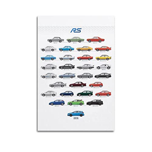 Auto-Poster Ford Focus RS History Performance Sportauto Poster Dekorative Malerei Leinwand Wandposter und Kunstbild Druck Moderne Familie Schlafzimmer Dekor Poster 40 x 60 cm Auto-Poster Ford Focus RS History Performance Sportauto Poster Dekorative Malerei Leinwand Wandposter und Kunstbild Druck Moderne Familie Schlafzimmer Dekor Poster 40 x 60 cm von PENTAB