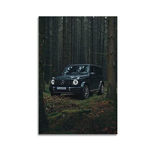 Supercar Poster Amg G63 G Klasse 4x4 Offroad Suv Poster Dekorative Malerei Leinwand Wandposter und Kunstbild Druck Moderne Familie Schlafzimmer Dekor Poster 12x18inch (30x45cm) von PENTAB