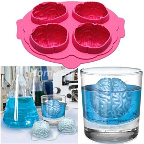 Gehirn-Eis-3D-Form Silikonform Kuchenwerkzeuge Ausstecher Eisformen Sahneform Kochwerkzeuge von PENVEAT