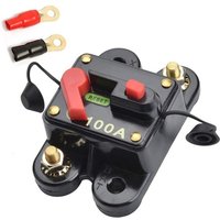 12 V-24 V 100 A DC Automatischer Sicherungsschalter Leistungsschalter Reset-Sicherung Auto Marine Boat Bike Stereo Audio (100 A) von PENY