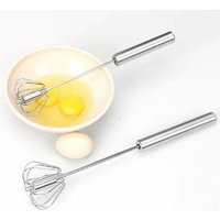 Automatischer rotierender Rührer, Handmixer und Schneebesen, Edelstahl, halbautomatischer Hand-Eierschläger, Edelstahl-Milchaufschäumer, nicht von PENY