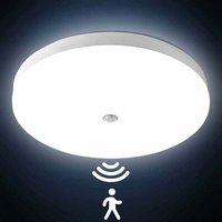 Deckenleuchten mit Bewegungsmelder, 24W 3000LM LED Deckenleuchte, Runde Ultradünne LED Lampe, Wasserdicht IP56, Innenbeleuchtung, Perfekt für von PENY