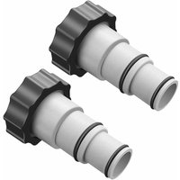 Intex Pool Adapter A, Ersatz-Schlauchadapter für Pumpen, A-Serie, mit Innengewinde zum Anschrauben von PENY