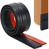 Türunterseitendichtungsstreifen - Selbstklebender Zugluftstopper unter der Tür, Geräuschreduzierung, Insektenschutz in Schwarz Türunterseitendichtungsstreifen - Selbstklebender Zugluftstopper unter der Tür, Geräuschreduzierung, Insektenschutz in Schwarz von PENY