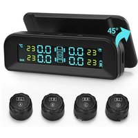 Universeller Solar-Reifendruckmonitor TPMS C260, kabellos, Echtzeit-Reifendrucktester für Autos mit LCD-Display und 4 externen Sensoren Universeller Solar-Reifendruckmonitor TPMS C260, kabellos, Echtzeit-Reifendrucktester für Autos mit LCD-Display und 4 externen Sensoren von PENY