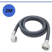 Waschmaschinen-Wasserschlauch, 2 m Zulaufschlauch-Verlängerungswasserrohr, 25 mm 3/4 Zoll Winkel-/Gerade-Wasserzulaufschlauch, für Geschirrspüler, von PENY