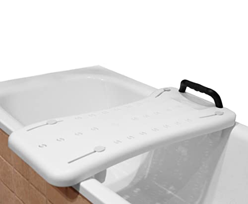 PEPE Mobility - Badewannensitz Senioren, Sitzbrett für Badewanne Plastik, Stuhl für Badezimmer, Brett für Ältere Weiß von PEPE Mobility