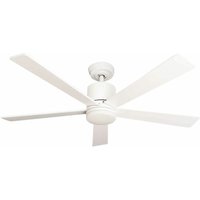 Energiespar Deckenventilator Tibu 132 cm Weiß mit LED von PEPEO