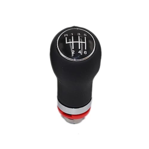 PEPKWELYCB Universal Fahrzeug Schaltknauf Für A4 S4 B8 8K Für A5 8T 8F Für Q5 8R 2007-2015 Auto Manueller Schaltknauf Kofferraumabdeckung Gamasche Hebel Schalthebelgriff(R123456 gear knob) von PEPKWELYCB