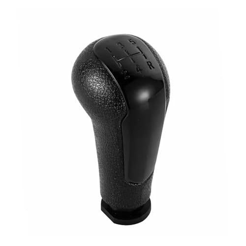 PEPKWELYCB Universal Fahrzeug Schaltknauf Für Chevrolet Für Matiz Für Spark M300 2011 2012 2013 2014 2015 2016 Leder-Kofferraumabdeckung Auto 5-Gang-Schaltgetriebe Schaltknauf(Black Knob) von PEPKWELYCB