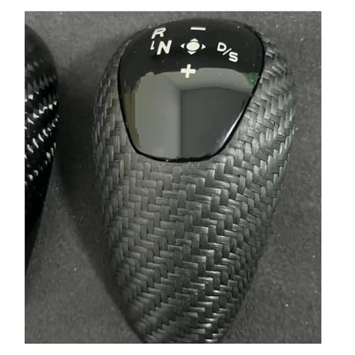 PEPKWELYCB Universal Fahrzeug Schaltknauf Für M2 Für M3 Für M4 Für M5 Für M6 F87 F80 F82 F83 F10 F12 F13 F06 Carbon Fiber Schaltknauf Abdeckung Ersatz(Dry carbon fiber) von PEPKWELYCB