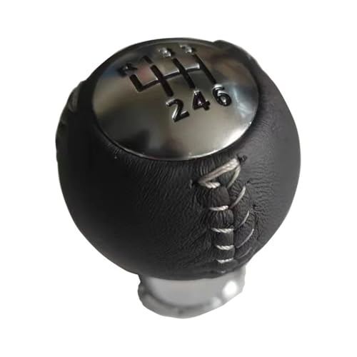 PEPKWELYCB Universal Fahrzeug Schaltknauf Für Mazda Für MX-5 Für MX5 Getriebe Kugelkopf Leder 5 Geschwindigkeit 6 Geschwindigkeit Schaltknauf(GRAY) von PEPKWELYCB