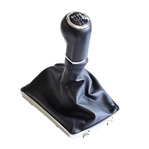PEPKWELYCB Universal Fahrzeug Schaltknauf Für OPEL Für ASTRA III H 1.6 2004-2010 Manueller 5/6-Gang-Schalthebelknauf Mit Staubdichter Lederabdeckung(5 Speed) von PEPKWELYCB