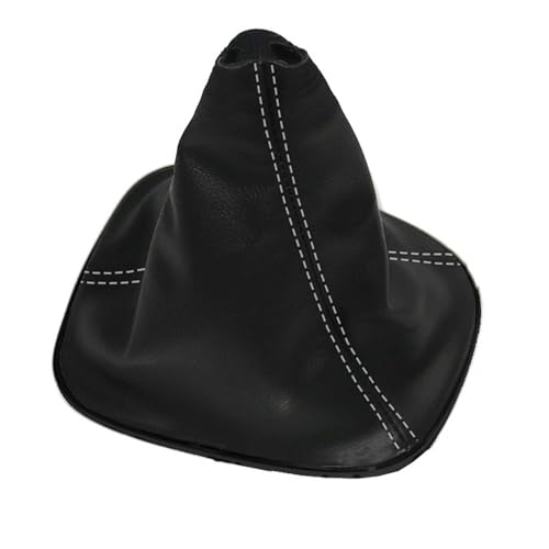 PEPKWELYCB Universal Fahrzeug Schaltknauf Für Opel Für Corsa D 06-15 Getriebemanschette Schalthebelgriffe Abdeckung Schaltknauf Boot Hebel Gaitor Shifter Staubschutzhülle(Whtie line boot) von PEPKWELYCB