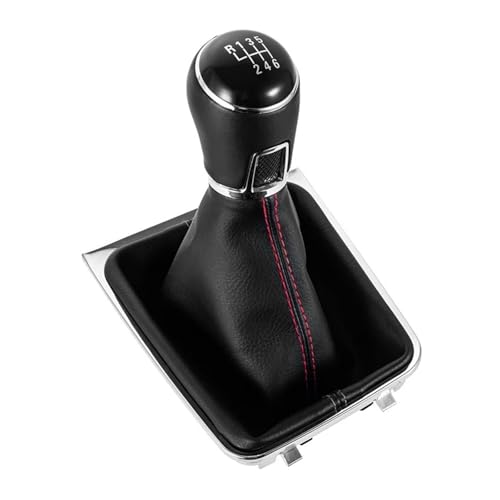 PEPKWELYCB Universal Fahrzeug Schaltknauf Für VW Für Golf 7 MK7 2013 2014 2015 2016 2017 2018 Hebel Staubschutzkappe Manuell 5 6 Gang Innenraum Ersatzteil Schaltknauf(6 Speed) von PEPKWELYCB
