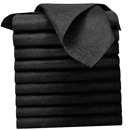 PEPLAYTAL 1 Satz Saugfähiges Tuch Reinigen Allzwecktuch Kitchen Towel Spültuch Ölsaugtuch Hantücher Geschirrspülen Füllstoffe Wasseraufnahme Saubere Handtücher Küchenwaren Vlies Black 10st von PEPLAYTAL