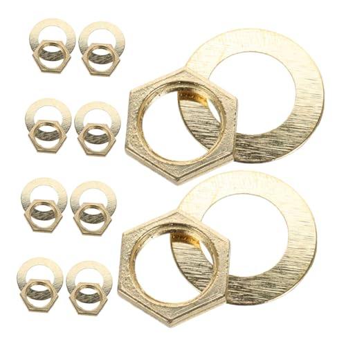 PEPLAYTAL 10 Sätze Teiliges Uhrwerks Montagekit Quarzuhr Ersatzteile mit Metallmuttern und Gummidichtungen Langlebig und Installieren für DIY Wanduhr Reparatur und Austausch PEPLAYTAL 10 Sätze Teiliges Uhrwerks Montagekit Quarzuhr Ersatzteile mit Metallmuttern und Gummidichtungen Langlebig und Installieren für DIY Wanduhr Reparatur und Austausch von PEPLAYTAL