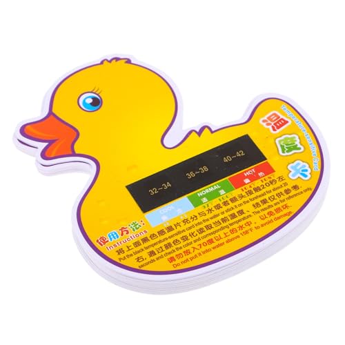 PEPLAYTAL 10 Stück Badethermometer für LCD Display Entenform Wasserthermometer Karte Präzise Wassertemperaturmessung für Neugeborene und Kleinkinder Sicherer Badetemperaturmonitor PEPLAYTAL 10 Stück Badethermometer für LCD Display Entenform Wasserthermometer Karte Präzise Wassertemperaturmessung für Neugeborene und Kleinkinder Sicherer Badetemperaturmonitor von PEPLAYTAL