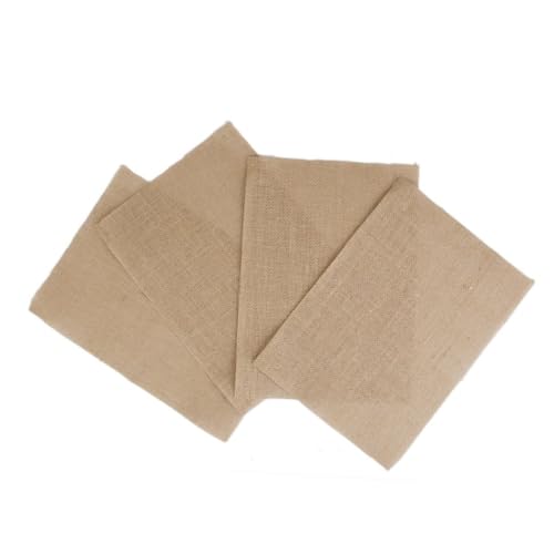 PEPLAYTAL 10 Stück Teiliges Burlap Tischset Platzmatten Rustikale Hochzeitstischdeko Braun Jute Untersetzer Feuchtigkeitsabsorbierend Holz und Glastischschutz PEPLAYTAL 10 Stück Teiliges Burlap Tischset Platzmatten Rustikale Hochzeitstischdeko Braun Jute Untersetzer Feuchtigkeitsabsorbierend Holz und Glastischschutz von PEPLAYTAL