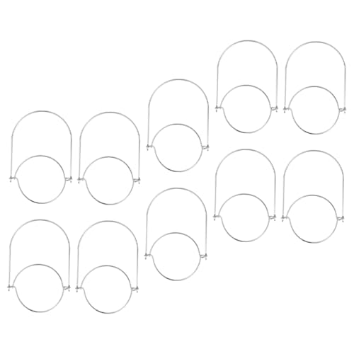 PEPLAYTAL 10 Stück Teiliges Edelstahl Jar Hooks Praktische Einmachglas Aufhängehaken mit Komfortablem Griff Platzsparend Geeignet für Einmachgläser Weckgläser Vielseitig zum Aufhängen an PEPLAYTAL 10 Stück Teiliges Edelstahl Jar Hooks Praktische Einmachglas Aufhängehaken mit Komfortablem Griff Platzsparend Geeignet für Einmachgläser Weckgläser Vielseitig zum Aufhängen an von PEPLAYTAL