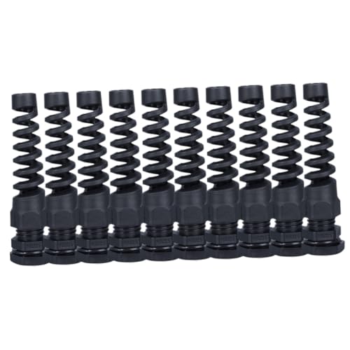 PEPLAYTAL 10 Stück Teiliges Kabelverschraubung aus Langlebigem Nylon Verstellbare Zugentlastung für Außenbereich Wasserdichter Kabelverbinder für LED Beleuchtung Verteilerkästen und PEPLAYTAL 10 Stück Teiliges Kabelverschraubung aus Langlebigem Nylon Verstellbare Zugentlastung für Außenbereich Wasserdichter Kabelverbinder für LED Beleuchtung Verteilerkästen und von PEPLAYTAL