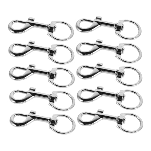 PEPLAYTAL 10 Stück Teiliges Karabinerhaken aus Strapazierfähiger Zinklegierung Vielseitig Einsetzbar als Schlüsselclip Taschenanhänger und Outdoor Schnappverschluss Robust und Langlebig für PEPLAYTAL 10 Stück Teiliges Karabinerhaken aus Strapazierfähiger Zinklegierung Vielseitig Einsetzbar als Schlüsselclip Taschenanhänger und Outdoor Schnappverschluss Robust und Langlebig für von PEPLAYTAL