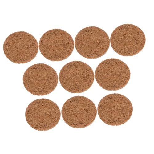 PEPLAYTAL 10 Stück Teiliges Kokosfaser Nistmatten Atmungsaktiv und Langlebig Geeignet als Tauben und Vogelzucht Pad Umweltfreundliche Leichte Nistunterlage für Taubenhäuser und Vogelnester von PEPLAYTAL