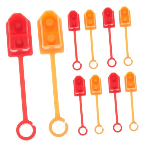 PEPLAYTAL 10 Stück Teiliges Stecker Schutzhüllen aus Oxidiertem Isoliermaterial Robuste Rc Batterie Steckverbinder Abdeckungen Staubdicht Kurzschlusssicher Passend für Rc Modelle von PEPLAYTAL