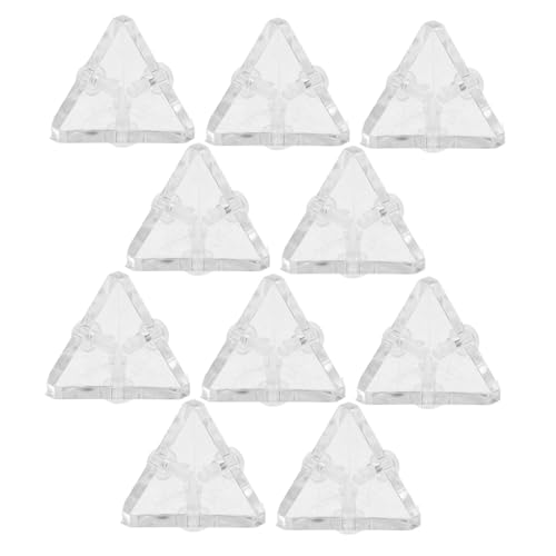 PEPLAYTAL 10 Stück Teiliges Transparente Acryl Dreieck eckwinkel Stabile Verbindung Eckverbinder für Boxen und Möbel Kleine Regalhalterung Langlebig und Vielseitig Einsetzbar PEPLAYTAL 10 Stück Teiliges Transparente Acryl Dreieck eckwinkel Stabile Verbindung Eckverbinder für Boxen und Möbel Kleine Regalhalterung Langlebig und Vielseitig Einsetzbar von PEPLAYTAL