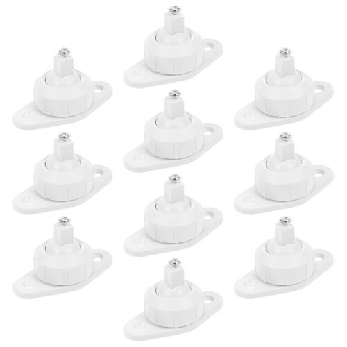 PEPLAYTAL 10 Stück Teiliges Wandhalterung für Sensoren und Alarmdetektoren Flexibel Verstellbare Montagehalterung mit Mehrwinkelverstellung Kompatibel für Sicherheitsgeräte im Innenbereich PEPLAYTAL 10 Stück Teiliges Wandhalterung für Sensoren und Alarmdetektoren Flexibel Verstellbare Montagehalterung mit Mehrwinkelverstellung Kompatibel für Sicherheitsgeräte im Innenbereich von PEPLAYTAL