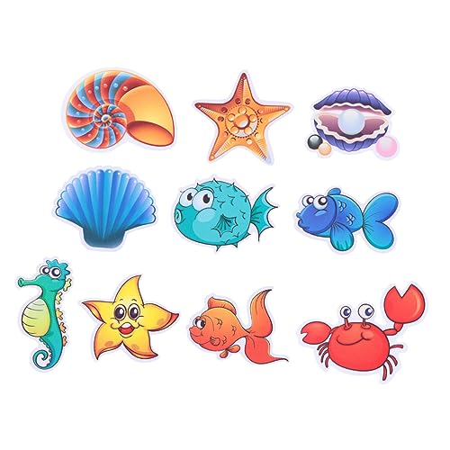 PEPLAYTAL 10 Stück Teiliges rutschfeste Badewannen Aufkleber mit Niedlichen Meeresmotiven Selbstklebend Kindersicher Dekorativ und Langlebig für Badewanne und Dusche Einfache Entfernung PEPLAYTAL 10 Stück Teiliges rutschfeste Badewannen Aufkleber mit Niedlichen Meeresmotiven Selbstklebend Kindersicher Dekorativ und Langlebig für Badewanne und Dusche Einfache Entfernung von PEPLAYTAL