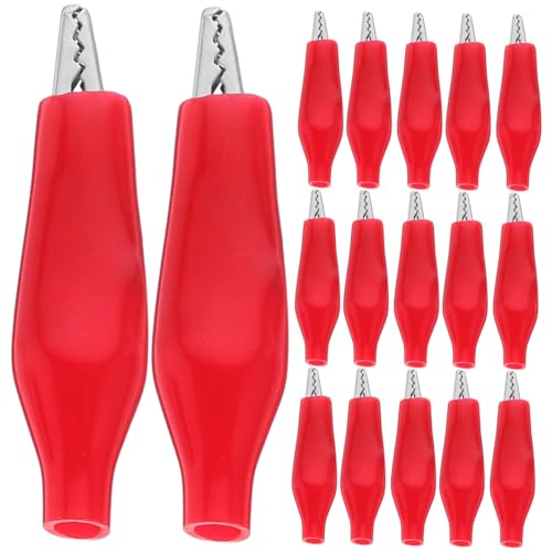 PEPLAYTAL 100 Stück Teiliges Alligator Clips Krokodilklemmen Elektrische Prüfklemmen Kompakt Robust für Multimeter und Elektrische Tests Geeignet mit Hoher Leitfähigkeit und Sicherem Design PEPLAYTAL 100 Stück Teiliges Alligator Clips Krokodilklemmen Elektrische Prüfklemmen Kompakt Robust für Multimeter und Elektrische Tests Geeignet mit Hoher Leitfähigkeit und Sicherem Design von PEPLAYTAL