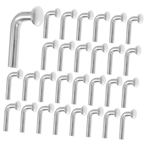 PEPLAYTAL 100 Stück Teiliges Palettenregal Sicherungsstift J Bügel Verzinkt Robuster Fallbolzen für Lager und DIY Regalsysteme Palettenzubehör Robust und Rostbeständig von PEPLAYTAL