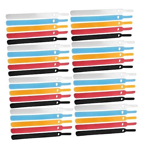 PEPLAYTAL 100 Stück Wiederverwendbare Klett Kabelbinder Selbstklebend Nylon Datenkabel Stromkabel Organizer Kabelmanagement für Zuhause mit Je Rot Blau Gelb PEPLAYTAL 100 Stück Wiederverwendbare Klett Kabelbinder Selbstklebend Nylon Datenkabel Stromkabel Organizer Kabelmanagement für Zuhause mit Je Rot Blau Gelb von PEPLAYTAL