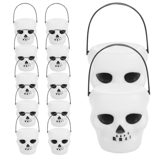 PEPLAYTAL 12 Stück Teiliges Halloween Süßigkeiten Eimer Weißer Mini Geist Behälter Wiederverwendbar Leicht Tragbar Für Party Deko Snacks Aufbewahrung PEPLAYTAL 12 Stück Teiliges Halloween Süßigkeiten Eimer Weißer Mini Geist Behälter Wiederverwendbar Leicht Tragbar Für Party Deko Snacks Aufbewahrung von PEPLAYTAL