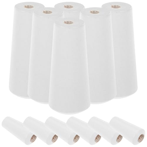 PEPLAYTAL 12 Stück Teiliges Holz kordelknöpfe für Fensterrollos Stabile Langlebige Kordelhalter Leicht und Fein Verarbeitet als Ersatz für Gardinenzugschnüre Innen Naturfarben von PEPLAYTAL