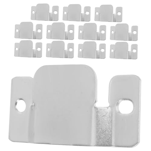 PEPLAYTAL 12 Stück Teiliges Metall Sofa Verbindungsset Stabile Verriegelungsbeschläge mit Schrauben für Ecksofas Sessel und Liegen Installieren Praktischer Möbelverbinder von PEPLAYTAL