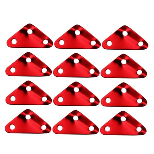 PEPLAYTAL 12 Stück Teiliges Zeltseil Spanner aus Aluminiumlegierung Windfeste Rostfreie Seilversteller für Camping Wandern Outdoor Zelt Langlebige Verschleißfeste Halter in Rot von PEPLAYTAL