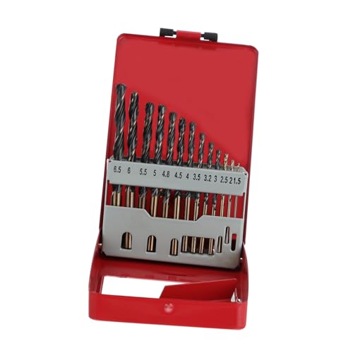 PEPLAYTAL 13 Stück Teiliges Spiralbohrer für Haushalt und Outdoor Verschleißfest Korrosionsbeständig Präzise Positionierung Vielseitig Einsetzbar für Fliesen Ziegel und Modellbau von PEPLAYTAL