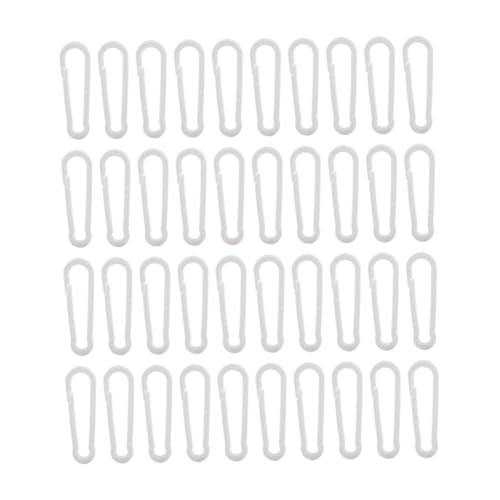 PEPLAYTAL 130 Stück Teiliges Kunststoff Maskenhalter Stabile Gourd Förmige DIY Haken Verstellbare Maskenaufhängung Vielseitig Einsetzbar für Schlüssel Schmuck und Bastelprojekte von PEPLAYTAL