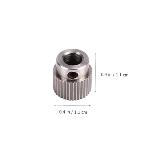 PEPLAYTAL 15 Stück Teiliges Zähne Edelstahl Extruder Rad für Drucker Rostfrei Hohe Tragfähigkeit Kompatibel mit Einfache Installation Langlebiges Ersatzteil für Präzises Filament Feed von PEPLAYTAL