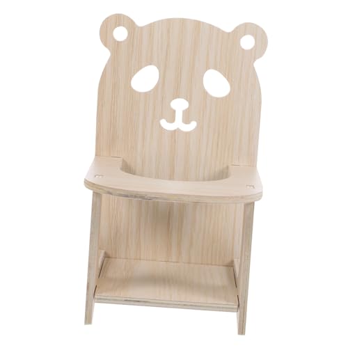 PEPLAYTAL 1satz Hamsterstuhl Aus Holz Mit Tablett Handgefertigte Futterhilfe Für Kleine Haustiere Für Hamster Meerschweinchen Und Chinchillas Praktisches Käfigzubehör Für Mehr Spaß Und von PEPLAYTAL