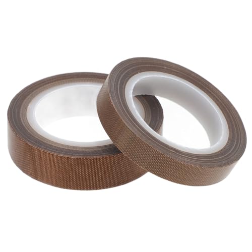 PEPLAYTAL 2 Rollen Teiliges Ptfe Klebeband Hitzebeständig und Wärmedämmend Vakuumiergerät Dichtband mit Fester Haftung und Hoher Verschleißfestigkeit für Industrielle Anwendungen PEPLAYTAL 2 Rollen Teiliges Ptfe Klebeband Hitzebeständig und Wärmedämmend Vakuumiergerät Dichtband mit Fester Haftung und Hoher Verschleißfestigkeit für Industrielle Anwendungen von PEPLAYTAL