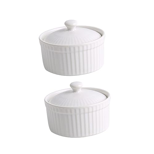 PEPLAYTAL 2 STÜCK Backschalen Klein Weiß für Dessert Pudding Backen und Servieren Hitzebeständig Kompakt Leicht Gleichmäßige Wärmeleitung für Kuchen Pudding Milchgerichte Vielseitig PEPLAYTAL 2 STÜCK Backschalen Klein Weiß für Dessert Pudding Backen und Servieren Hitzebeständig Kompakt Leicht Gleichmäßige Wärmeleitung für Kuchen Pudding Milchgerichte Vielseitig von PEPLAYTAL
