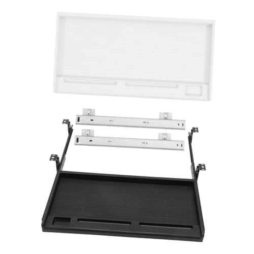 PEPLAYTAL 2 Sätze Ausziehbare Tastaturschublade unter Schreibtisch Ergonomischer Keyboard Tray mit Stabiler Halterung Einfache Installation Platzsparendes Computer Organizer System für Büro PEPLAYTAL 2 Sätze Ausziehbare Tastaturschublade unter Schreibtisch Ergonomischer Keyboard Tray mit Stabiler Halterung Einfache Installation Platzsparendes Computer Organizer System für Büro von PEPLAYTAL