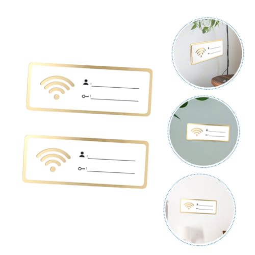 PEPLAYTAL 2 Stück Acryl Wifi Passwort Schild Wlan Abdeckung Hinweis für Zuhause und Gäste Robust Langlebig Praktisch PEPLAYTAL 2 Stück Acryl Wifi Passwort Schild Wlan Abdeckung Hinweis für Zuhause und Gäste Robust Langlebig Praktisch von PEPLAYTAL