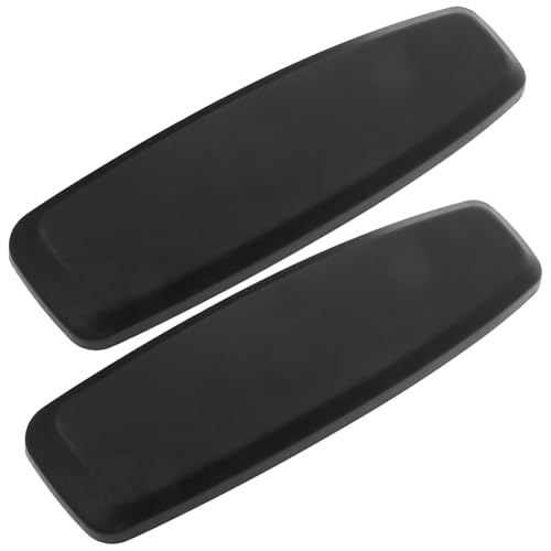 PEPLAYTAL 2 Stück Bürostuhl Armlehnenpolster Ergonomisch Gepolstert Ersatz für Gaming Drehstühle Komfortable Armstütze Belastbar Geeignet für Büro und Zuhause von PEPLAYTAL